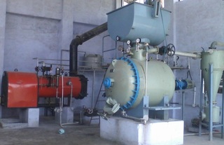 Hatchery Waste Rendering Plant [Steam; Fuel - Firewood]